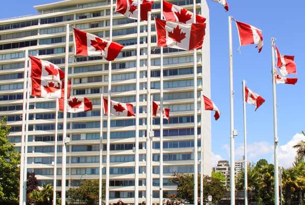 Panoramic Shot Building Against Clear Blue Sky