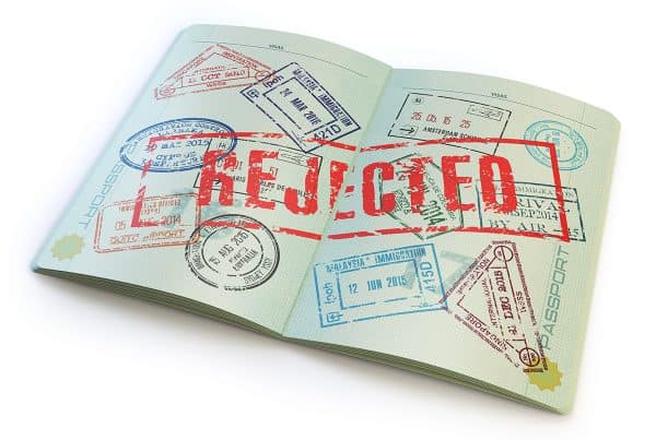 Immigration Applications refused